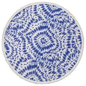 ENCHANTE Home INDIGO ROUND BEACH TOWEL NEW